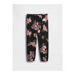 GAP Kız Bebek Siyah Relaxed Logo Pull-On Jogger Eşofman Altı