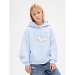 Gap Kız Çocuk Açık Mavi Vintagesoft Arch Logo Sweatshirt - XS