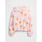 Gap Kız Çocuk Açık Pembe Kids Relaxed Fransız Havlu Kumaş Sweatshirt - 2XL