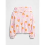 Gap Kız Çocuk Açık Pembe Kids Relaxed Fransız Havlu Kumaş Sweatshirt
