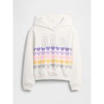 Gap Kız Çocuk Beyaz Relaxed Gap Logo Sweatshirt - 12 Yaş