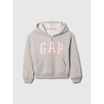 Gap Kız Çocuk Gri Gap Logo Heritage Fermuarlı Sweatshirt - XS