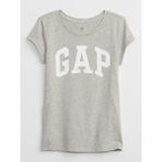 Gap Kız Çocuk Gri Gap Logo T-Shirt - XS