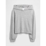 Gap Kız Çocuk Gri Relaxed Cozy-Rib Sweatshirt - 8 Yaş