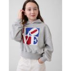 Gap Kız Çocuk Gri Robert Indiana Love Sweatshirt - M