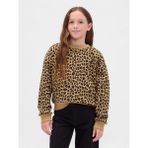 Gap Kız Çocuk Kahverengi Vintage Soft Dolman Sweatshirt