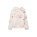 GAP Kız Çocuk Kapüşonlu Sweatshirt, Taş Rengi, Çiçek Desenli, S Beden