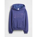 Gap Kız Çocuk Koyu Mavi Kids Relaxed Gap Logo Sweatshirt - XS