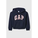 GAP Kız Çocuk Lacivert Logo Heritage Fermuarlı Sweatshirt
