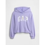 Gap Kız Çocuk Lila Kids Relaxed Fransız Havlu Kumaş Sweatshirt - 2XL