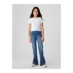 GAP Kız Çocuk Mavi High Rise Flare Jean Pantolon