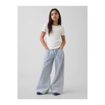 GAP Kız Çocuk Mavi Kids Düşük Bel Baggy Jean Pantolon