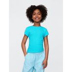 Gap Kız Çocuk Mavi Stretch T-Shirt - XS