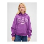 GAP Kız Çocuk Mor VintageSoft Oversized Sweatshirt