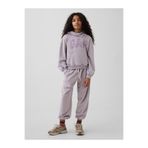 GAP Kız Çocuk Mor VintageSoft Relaxed Jogger Eşofman Altı