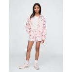 Gap Kız Çocuk Pembe Gap Logo Fransız Havlu Kumaş Pull-On Şort - XL