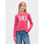Gap Kız Çocuk Pembe Gap Logo T-Shirt - 2XL