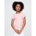 Gap Kız Çocuk Pembe Gap Logo T-Shirt - XS