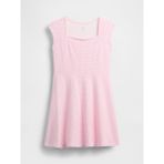 Gap Kız Çocuk Pembe Jersey Kare Yaka Elbise - 14 - 16 Yaş