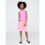Gap Kız Çocuk Pembe Kids Mid Rise Longline Denim Şortlar - 5 Yaş