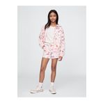GAP Kız Çocuk Pembe Logo Fransız Havlu Kumaş Pull-On Şort