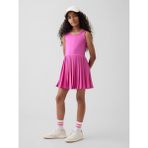 Gap Kız Çocuk Pembe Pileli Tenis Elbise - XL