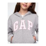GAP Kız Çocuk | Relaxed Logo Fermuarlı Sweatshirt