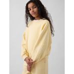 Gap Kız Çocuk Sarı Vintagesoft Wedge Crewneck Sweatshirt - XS