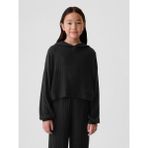 Gap Kız Çocuk Siyah Cozy Softspun Sweatshirt - XS
