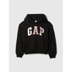 Gap Kız Çocuk Siyah Gap Logo Sweatshirt - 2XL
