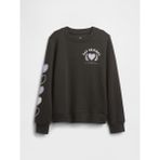 Gap Kız Çocuk Siyah Gap Logo Sweatshirt