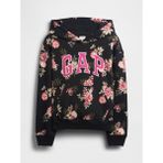 Gap Kız Çocuk Siyah Relaxed Gap Logo Sweatshirt - M