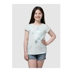GAP Kız Çocuk Yeşil Grafikli T-Shirt