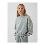 Gap Kız Çocuk Yeşil Vintagesoft Wedge Crewneck Sweatshirt