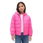 GAP Kızlar Logo Hafif Puffer Ceket, Phoebe Pembe, M