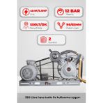 GAP Kompresör Çift Piston Kafa Grubu 5.5hp 12 Bar GK-2090B