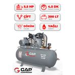 GAP KOMPRESÖR Hava Kompresörü Pistonlu 300LT 2 Kafa 12 Bar 5.5 Hp GPK290