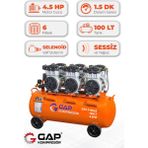 Gap Kompresör Hava Kompresörü Sessiz Ve Yağsız 100Lt Gps1100x3