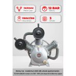 GAP KOMPRESÖR Kompresör Kafası 3 Piston 12 Bar GK600