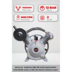 GAP KOMPRESÖR Kompresör Kafası Çift Piston 12 Bar Pistonlu Gk2090