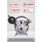 GAP KOMPRESÖR Kompresör Kafası Çift Piston 12 Bar Pistonlu Gk2090