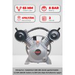 GAP Kompresör Kompresör Kafası Çift Piston 8 Bar Pistonlu G20-65
