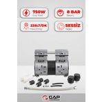 GAP KOMPRESÖR Kompresör Kafası Sessiz Ve Yağsız G750w