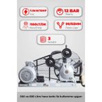 GAP Kompresör Üç Piston Kafa Grubu 10HP 8bar G-600B