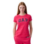 GAP Logo Classic Kadın Pembe Günlük Stil T-Shirt 729555024
