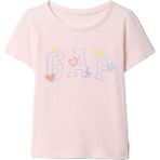 Gap Logo Grafikli T-Shirt Pembe Renk 3 Yaş Erkek Çocuk için Nefes Alabilir Kumaş Şık Tasarım
