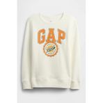 Gap V-Fa Logo Çocuk Sweatshirt 795118000,Krem Xs