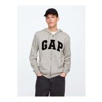 GAP V-frch Ft Herıtage Logo Po Fz - 868454009 Erkek Kapüşonlu Sweatshirt Gri