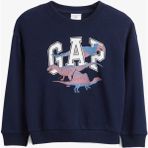 Gap V-French Oversized Logo Crew Çocuk Lacivert SWEATSHIRT.000