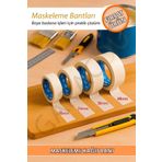 garaccu Maskeleme Boya Bandı Kağıt Bant 36 Mm Genişlik - 25 Metre - 1 Adet